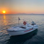 Sunrise and boat