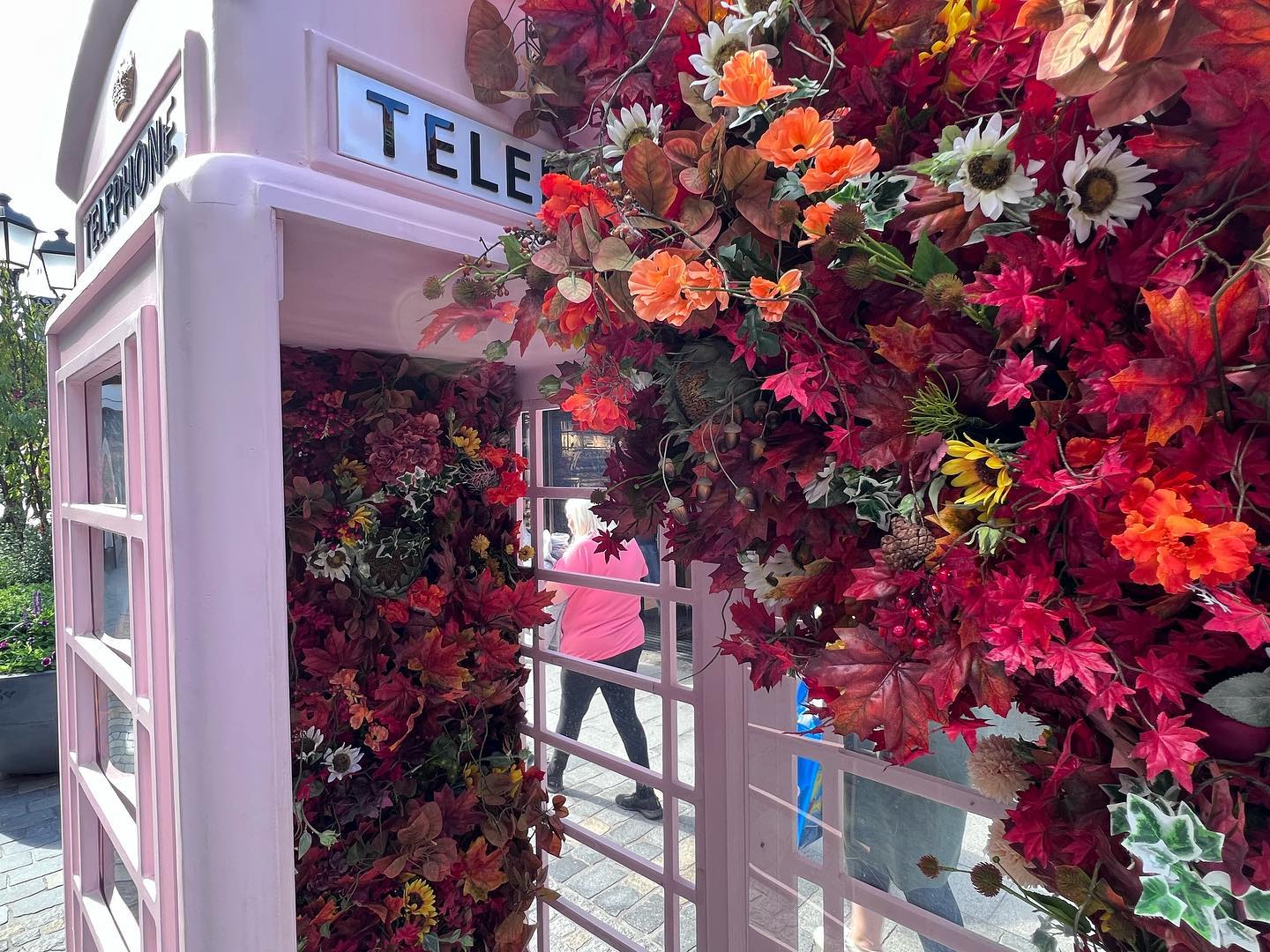 Even shopping provides photo opportunities 
——
#bbcmidlands #igersstaffordshire #mcarthurglenwestmidlands #flowers #pink #shopping #telephonebox #timing #everything_imaginable #ukpotd #appicoftheweek #visitengland