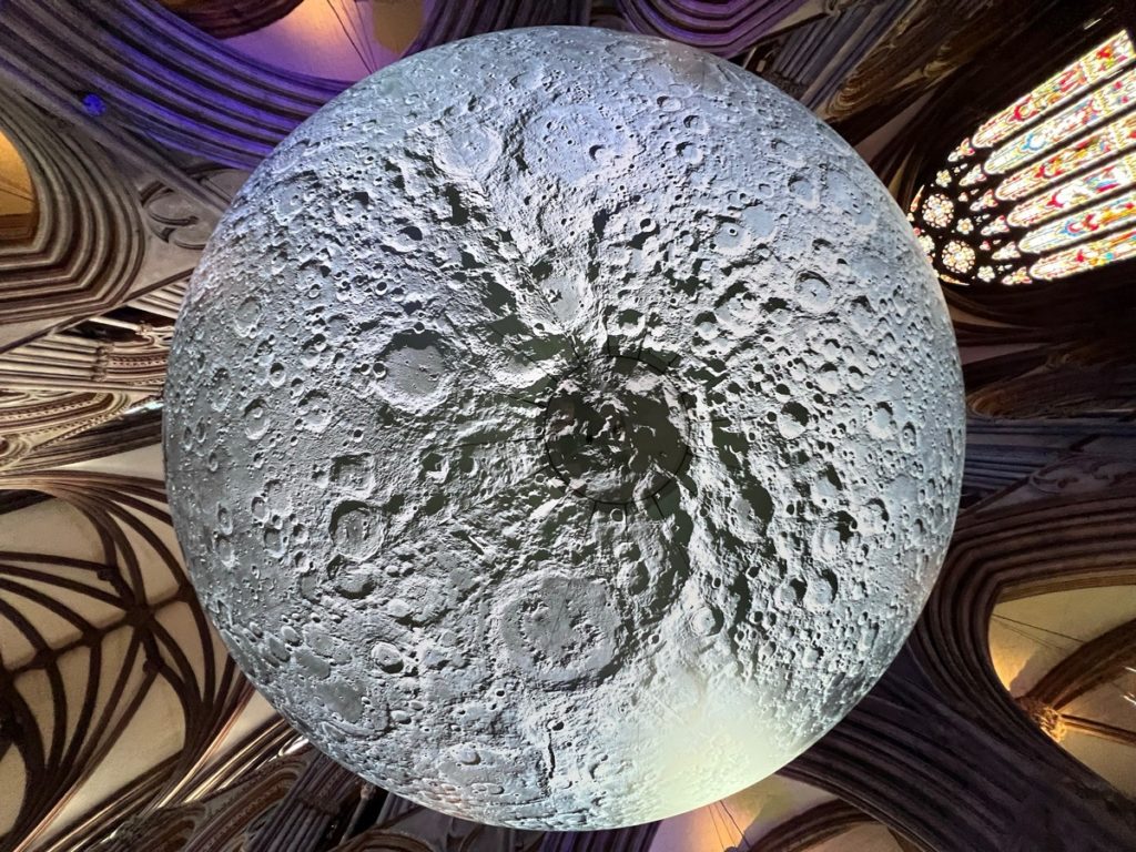 Museum of the Moon, Lichfield Cathedral, October 2022