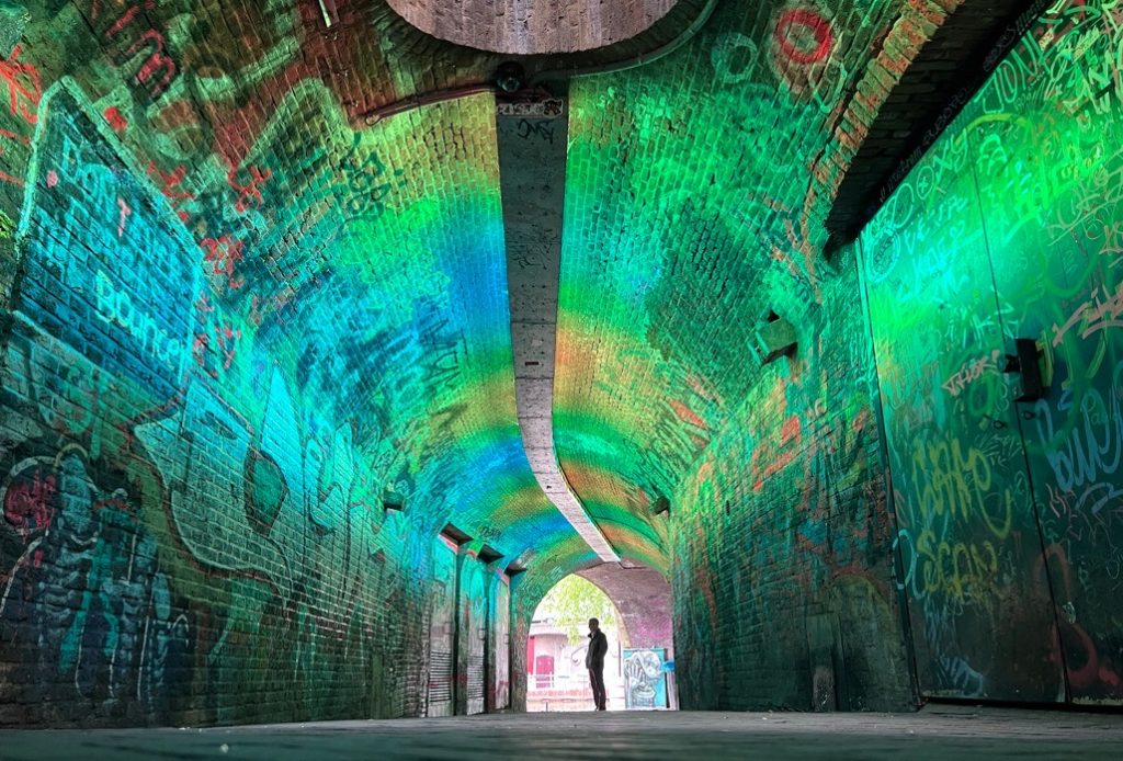 The tunnel in Utrecht, the Netherlands, April 2023.